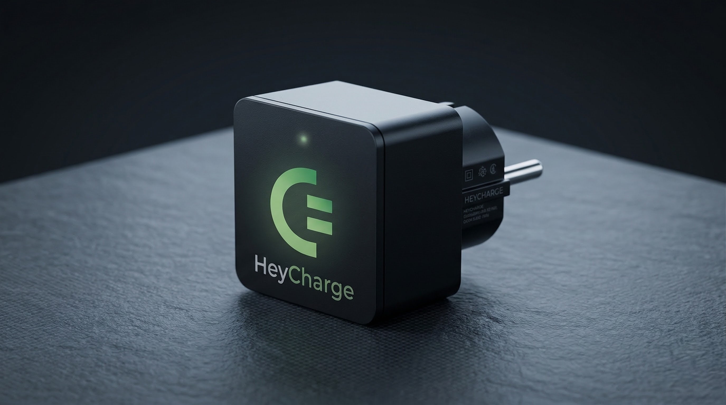 HeyCharge hardware — representing the cost-optimized, offline-capable charging technology HeyCharge and HUMAX are jointly developing.